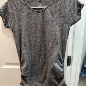 Athleta Charcoal Short Sleeve Tee